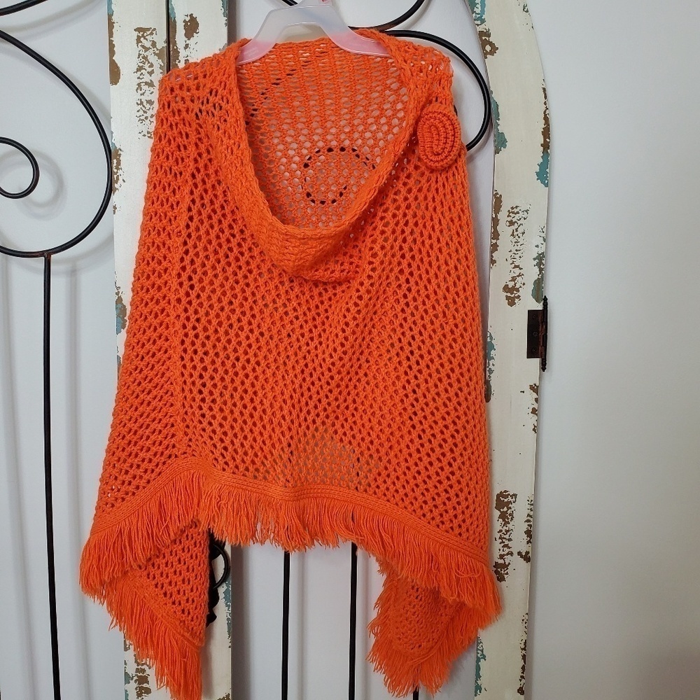 High Sierra knit poncho girls XL